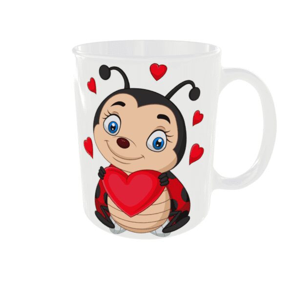 Tasse Coccinelle avec Cœur