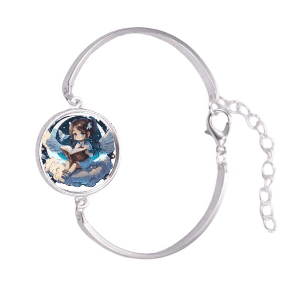 Bracelet Manchette Lectrice Céleste