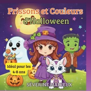 Livre coloriage frissons et couleurs halloween Séverine Mahieux